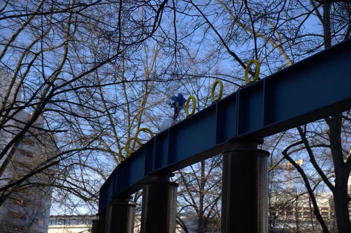 Sonic Berlin Sokaklarında Gerçekten Altın Yüzük Topluyor