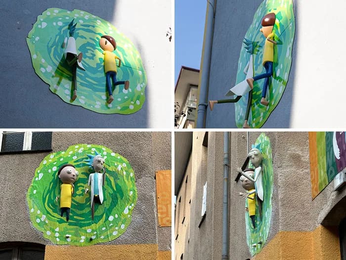 Rick ve Morty İstanbul'dan Portala Girip Köln'den Çıkıyor