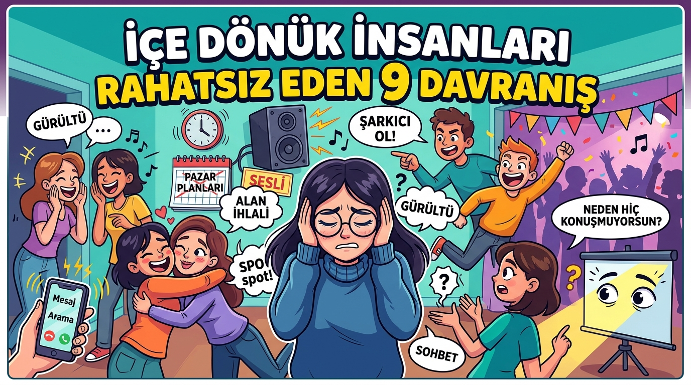 İçe Dönük İnsanları Rahatsız Eden 9 Davranış