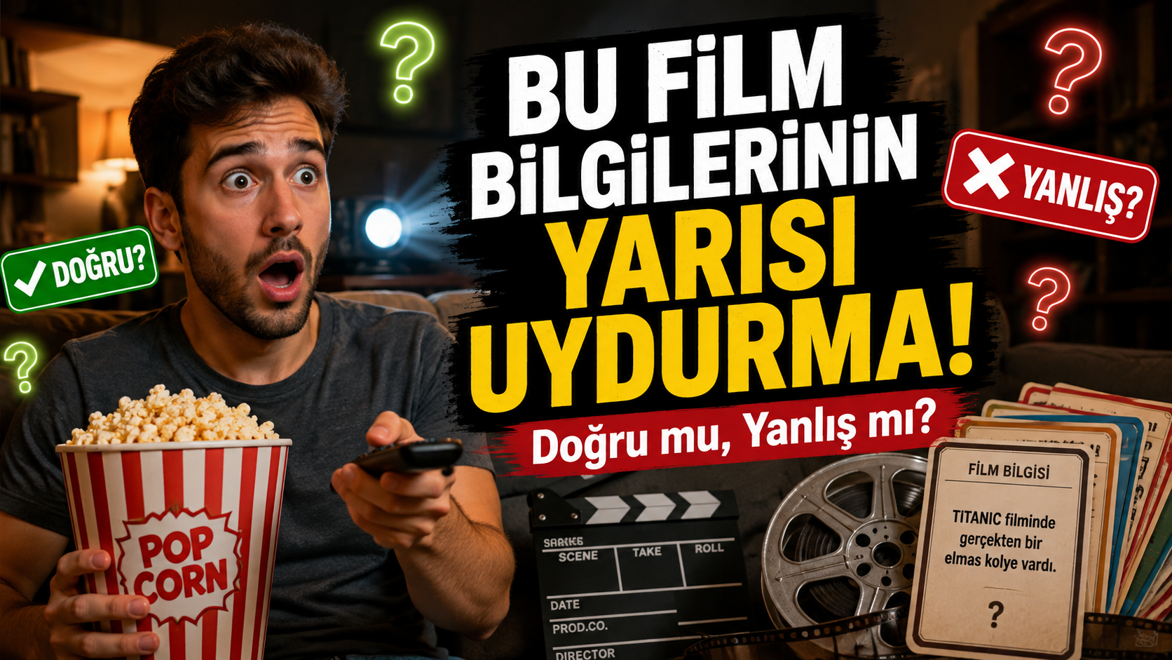 Bu 12 Film Bilgisinin Yarısı Uydurma: Gerçekleri Ayırabilecek misin?