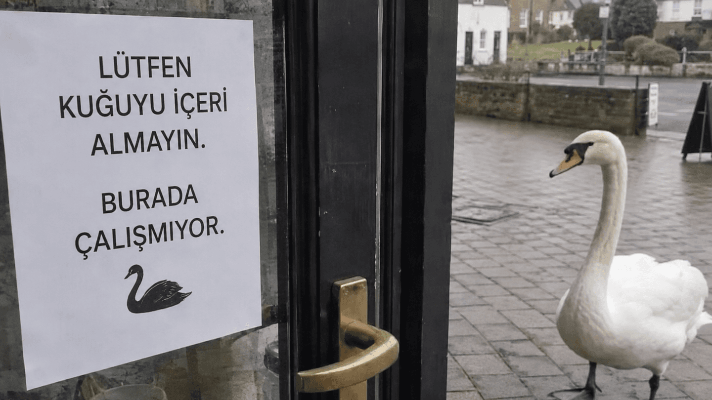 Kuğu İçeri Girmesin, Burada Çalışmıyor