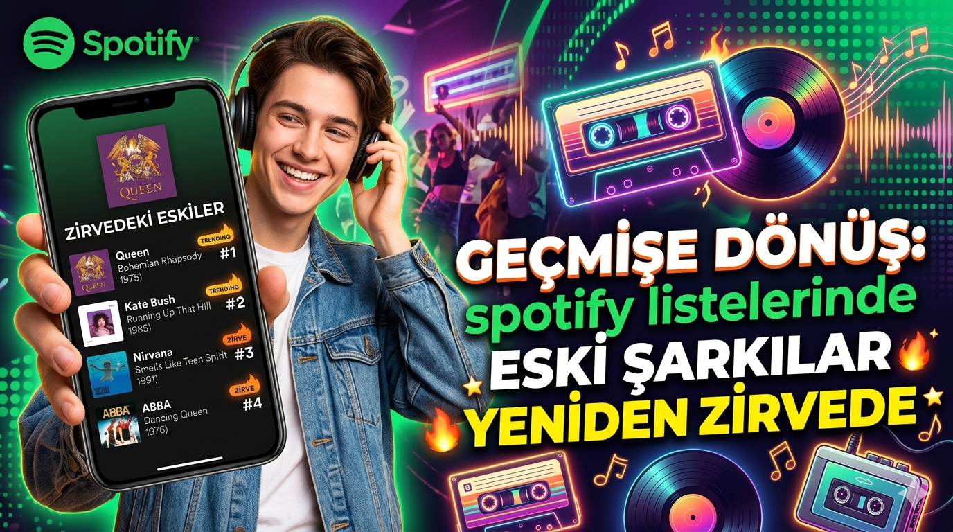 Geçmişe Dönüş: Spotify Listelerinde Eski Şarkılar Yeniden Zirvede