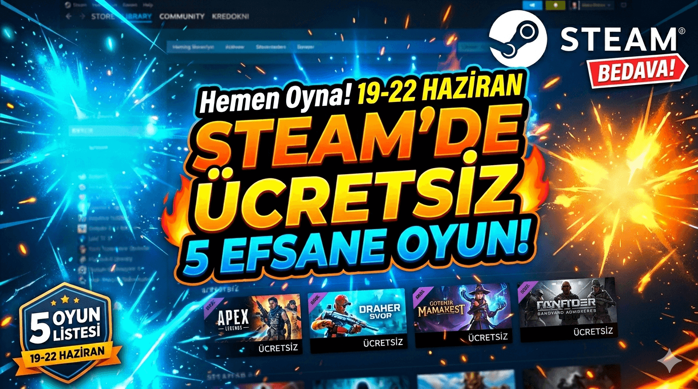 19-22 Haziran Arasında Steam’de Ücretsiz Oynanabilecek 5 Popüler Oyun
