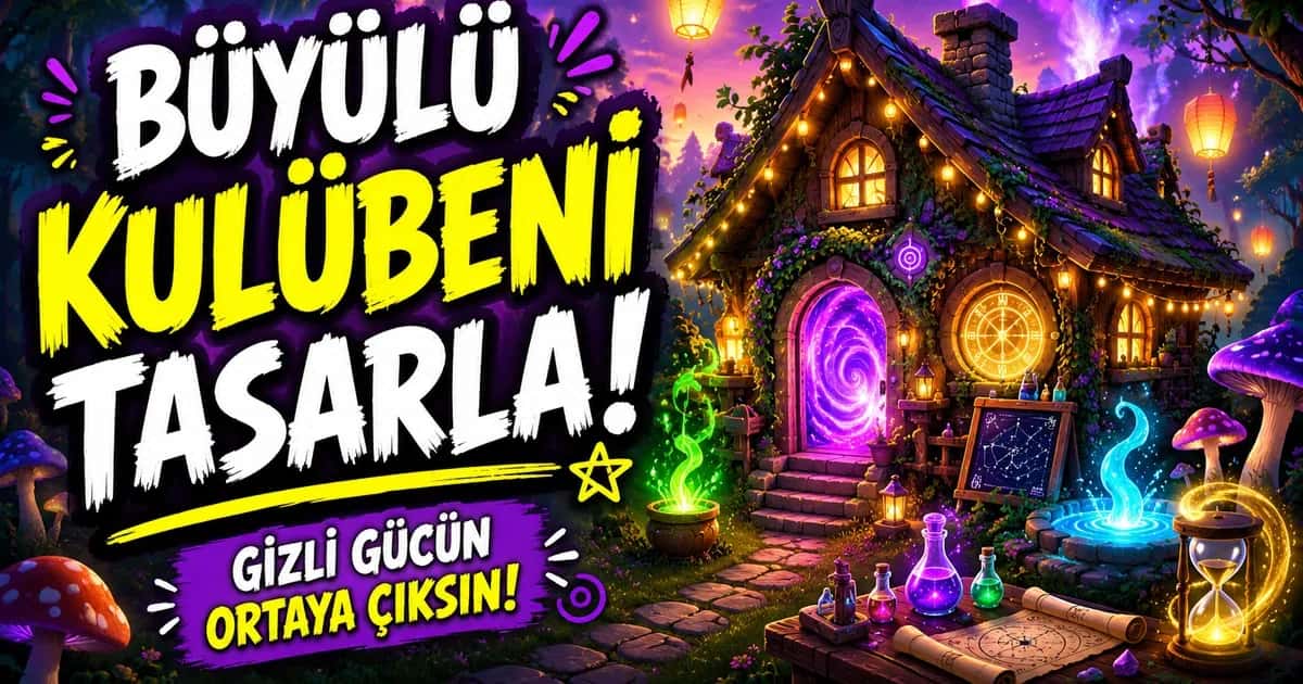 Hayalindeki Büyülü Kulübeyi Tasarla, Gizli Büyü Gücünü Açıklayalım! ✨