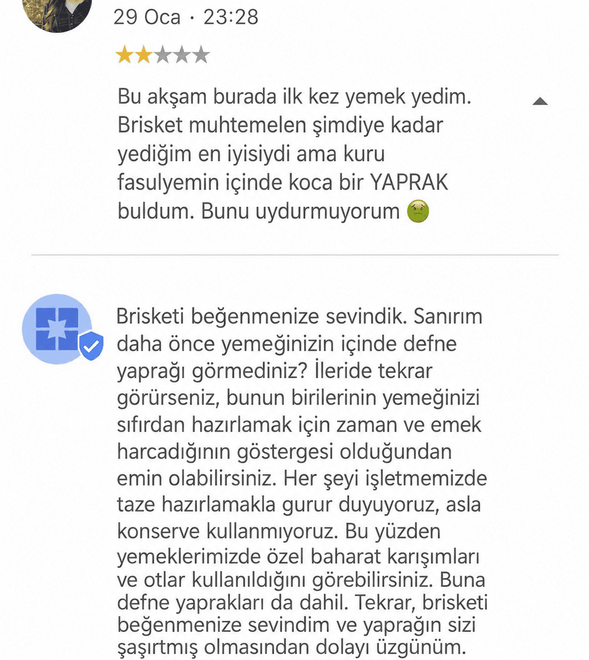 Fasülyede yaprak mı!!??!?!