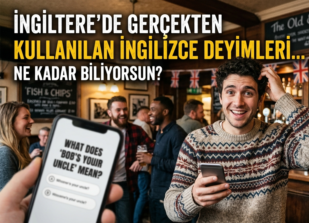 İngiltere'de Gerçekten Kullanılan İngilizce Deyimleri Ne Kadar Biliyorsun?