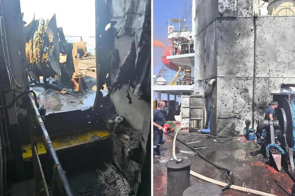 Rusya Açıklarında Türk Kuru Yük Gemisine İHA Saldırısı