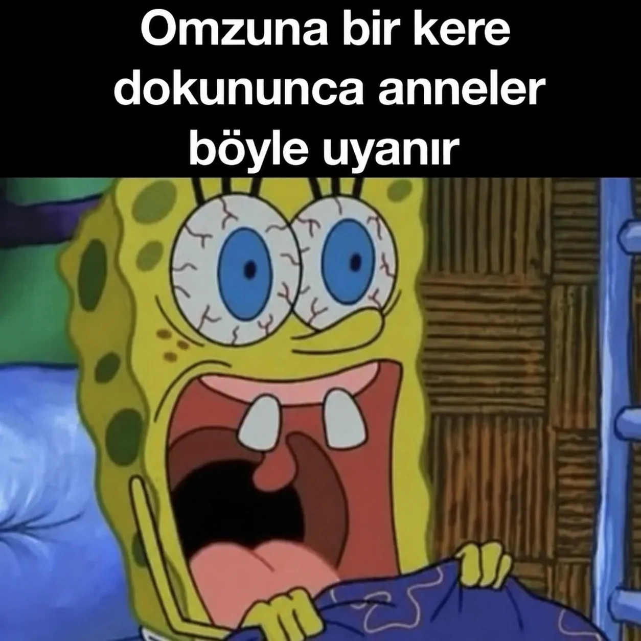 Annene Uyurken Bir Kez Dokununca Dehşet İçinde Uyanması